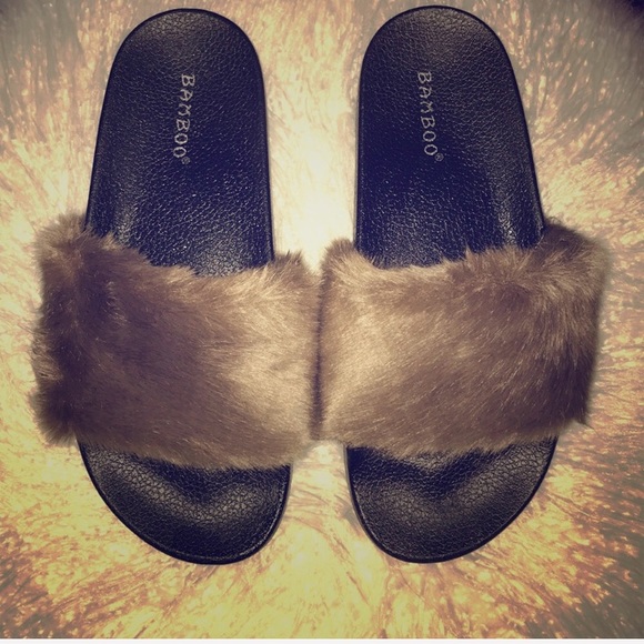 Women’s fur sandals - Picture 4 of 4